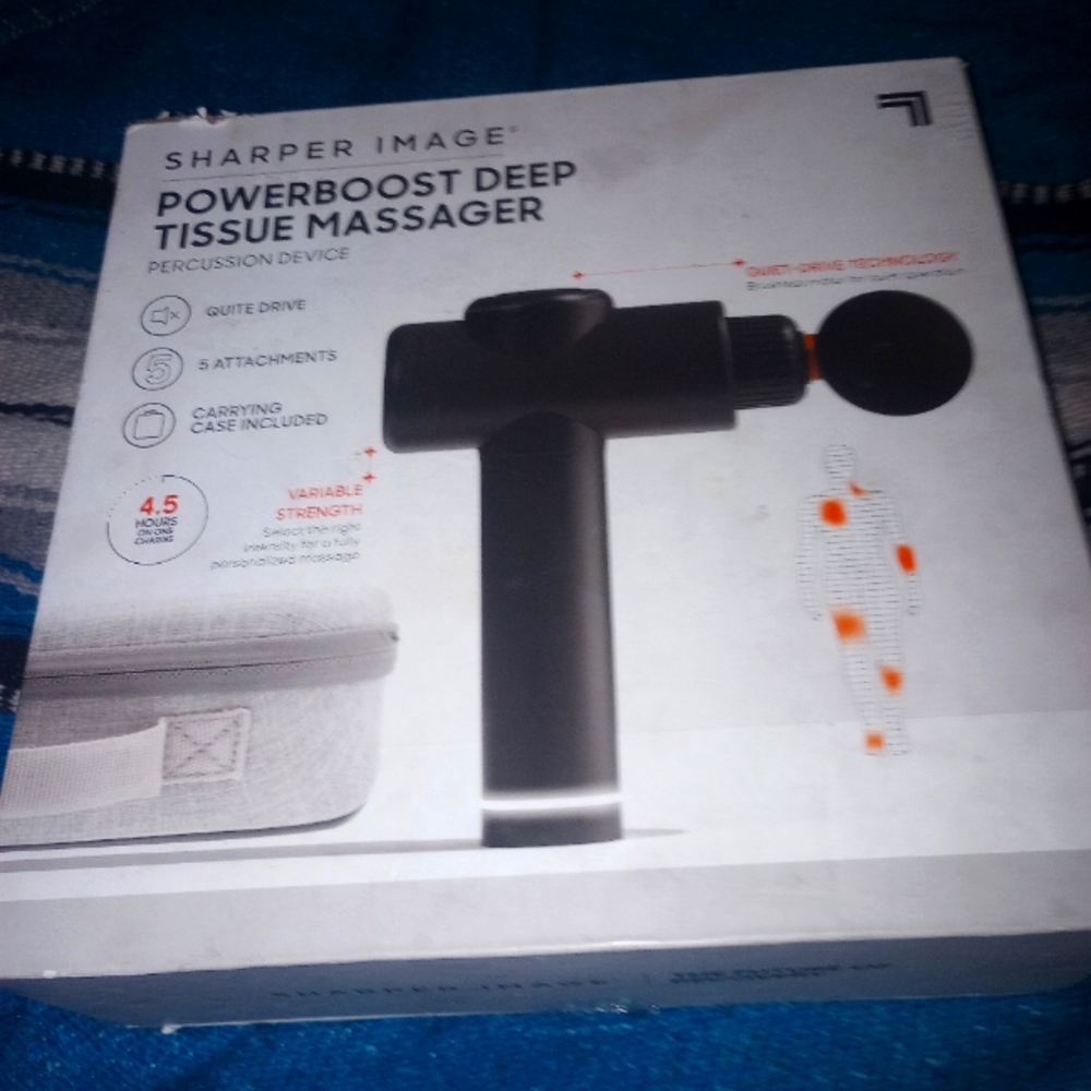 Sharper Image Power boost Deep Tissue Massager